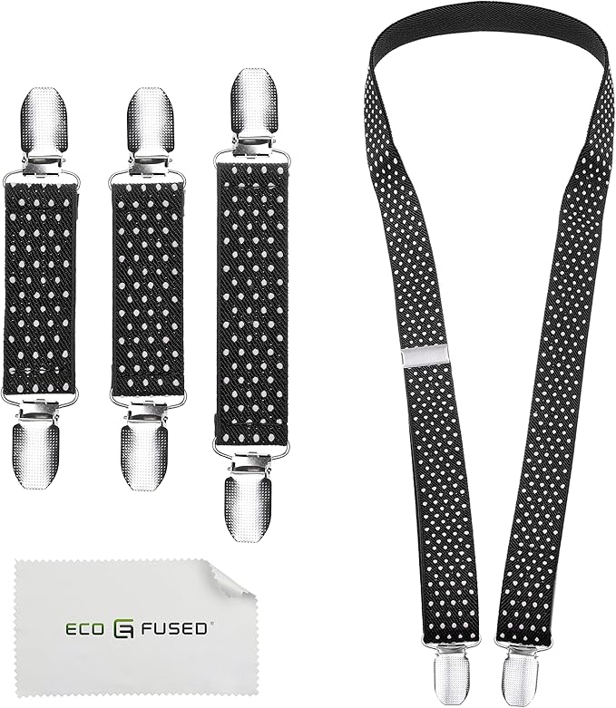 Eco-Fused Mitten Clips and Hat Clip - Never Lose Mittens, Gloves, Beanie Caps Again - Strong Clips for Secure Attachment