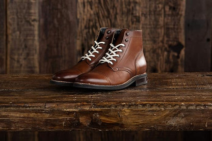 Premium Flat Waxed Cotton Boot Laces - Cobbler's Choice Shoe Laces - Durable and Beautiful!