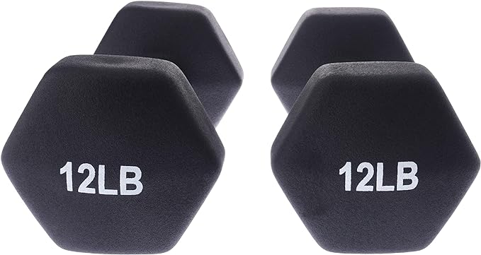 Basics Neoprene Dumbbell Hand Weights