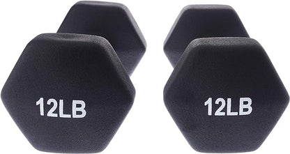 Basics Neoprene Dumbbell Hand Weights