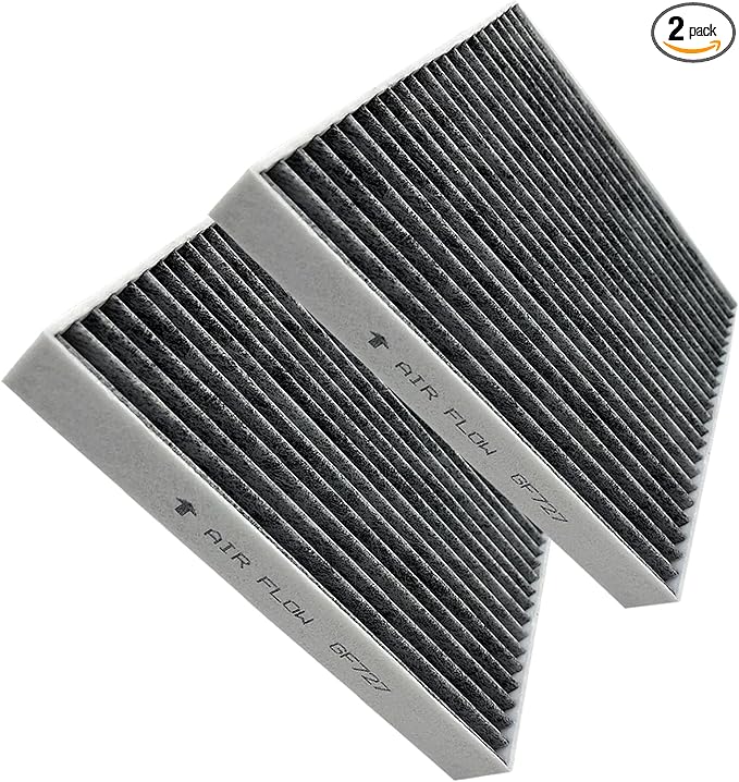 GF727 Cabin Air Filter for 2022-2024 Hyundai Tucson,Santa Cruz,Ioniq 5,Elantra N, 20-24 Sonata, 21-24 Elantra, 21-23 Santa Fe, 21-24 Sorento,K5, 22-24 EV6, 23-24 Niro,GV60, Fits 97133 - L1000 (2 Pack)