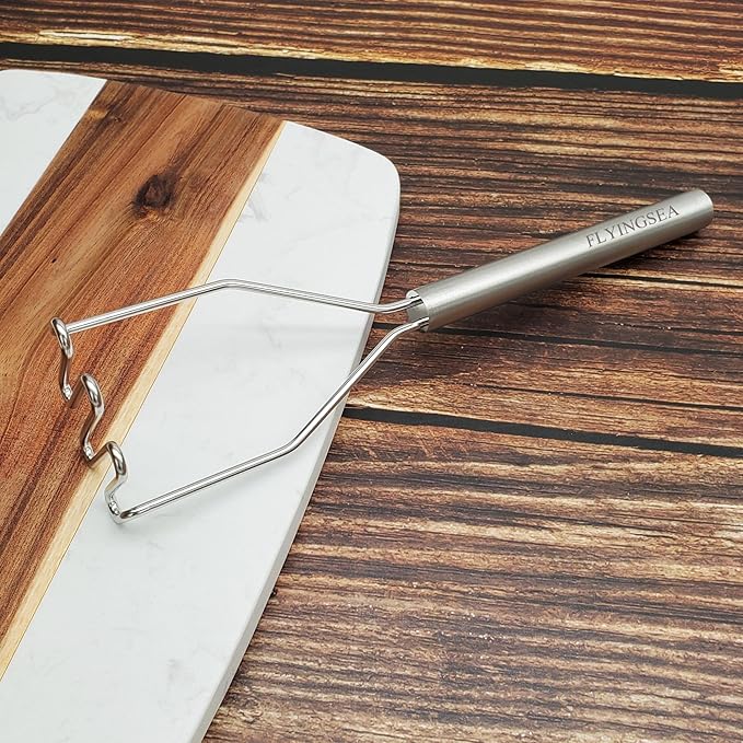 Small Potato Masher Small Masher,Professional 18-8 Stainless Steel Potato Masher. Vegetable Masher,Cooking And Kitchen Tools.