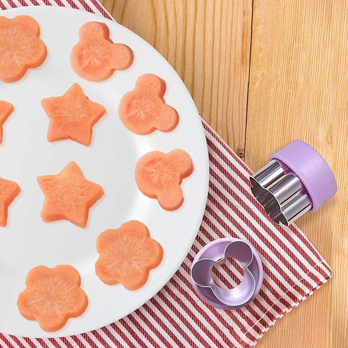 ALLTOP Flower Cookie Cutter Set  4 Different Sizes of Scalloped Stainless Steel Biscuit Cutters for Baking, Donut, English Muffin, and More