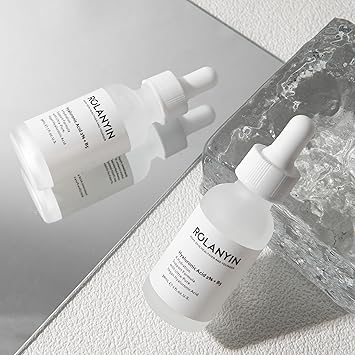 ROLANYIN Hyaluronic Acid 2  B5 Serum Hydrating and Moisturizing with Soothing and Revitalizing Benefits Skin Repair and Texture Improvement for Youthful Radiant Skin