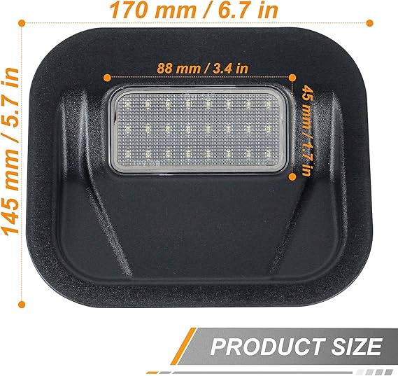 HERCOO Tailgate Step Light LED Truck Bed Multi-Pro Lamp Kit Compatible with GMC Sierra 1500 2500 HD 3500 HD 2020-2021 Chevrolet Silverado 1500 2500 HD 3500 HD 2020, Replacement for 84347814