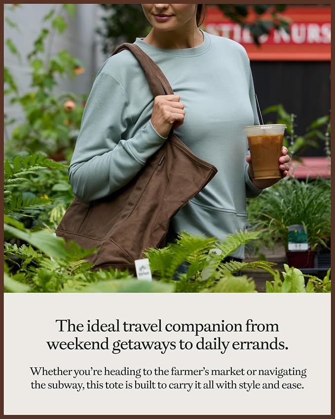 Cozy Earth Waxed Canvas Tote