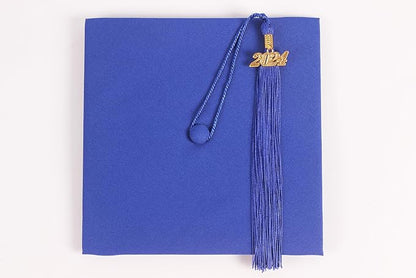 Unisex Adult Matte Graduation Cap with Tassel 202520242023 for High School and College, 12 Colors