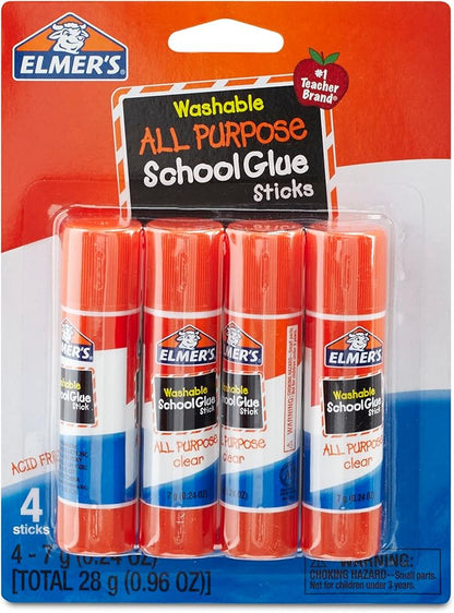 Elmers 4 Pack Glue Sticks