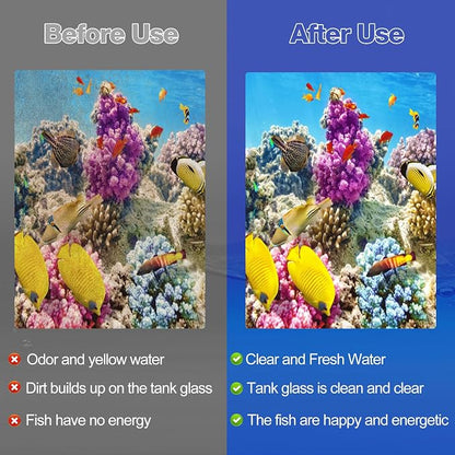 xbbwmrs 6-Pack Large Replacement Filter Cartridges Compatible with Tetra Whisper Bio-Bag Filters Large Aquarium Filter Cartridges for Whisper 20i/40i IQ20/30/45/60 PF20/30/40/60 Power Filters