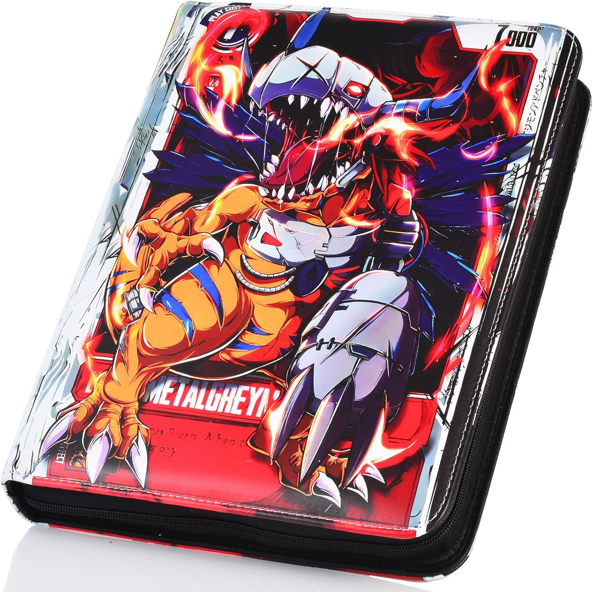 Trading Card Binder Compatible with DGM TCG Cards,Trade cards Album 9-Pockets Hold 990 Cards