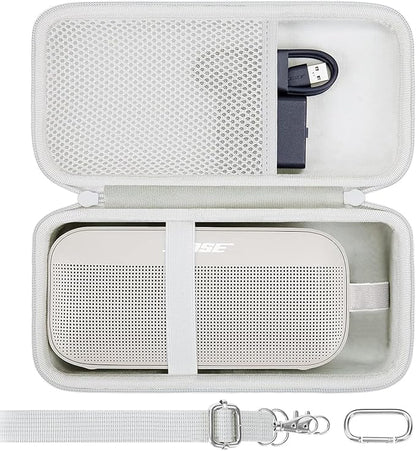co2CREA Hard Travel Case Replacement for Bose New SoundLink Flex 2nd GenBose SoundLink Flex Bluetooth Portable Speaker (Grey Case)