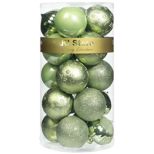 Christmas Tree Decoration Ornaments for Xmas Tree Holiday Wreath Garland Decor Ornaments Hooks Included