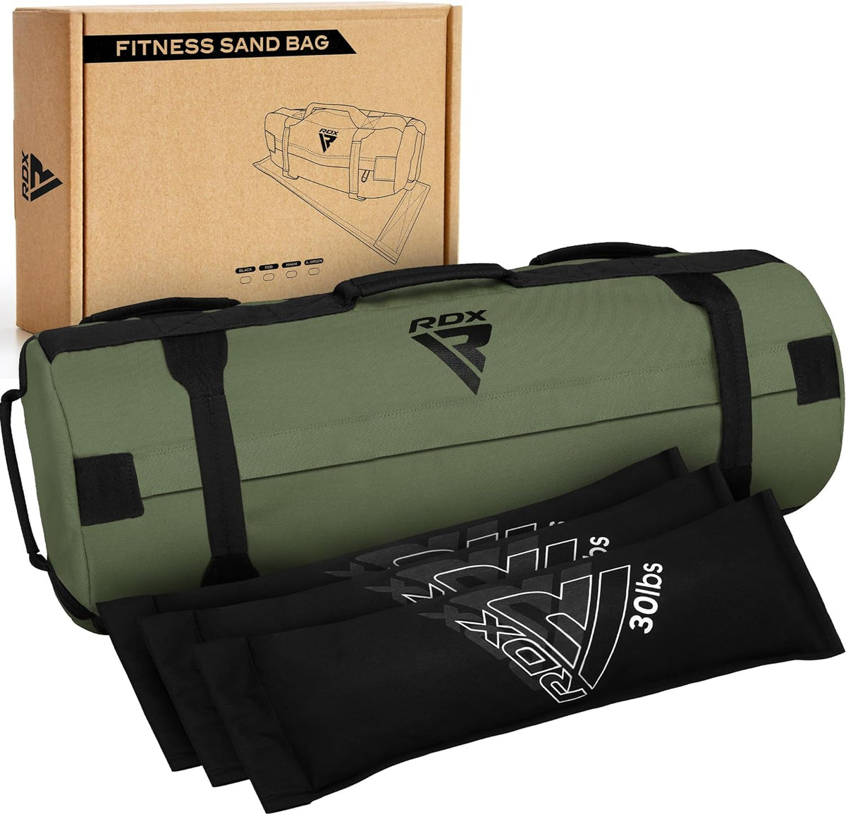 RDX Unfilled Fitness Sandbag with Handles