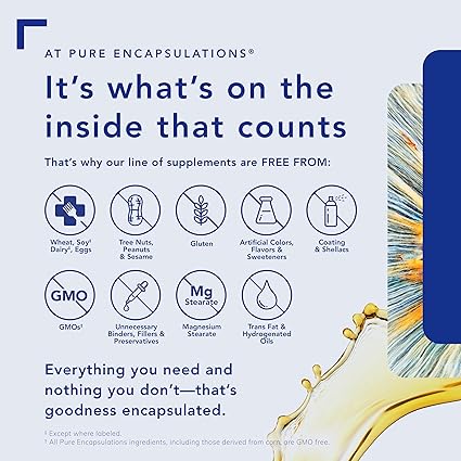 Pure Encapsulations L-Theanine - Amino Acid Supplement to Support Relaxation, Stress  Nervous System - 60 Capsules