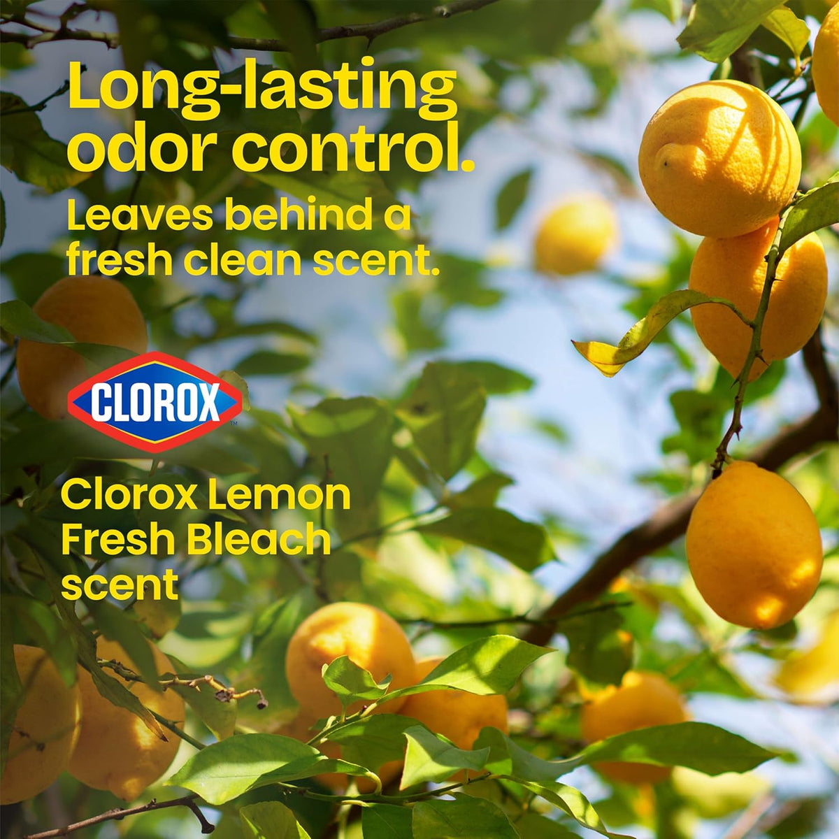 Glad Small Drawstring Trash Bags with Clorox, 4 Gal, Lemon Fresh Bleach, 34 Ct ( Box damaged )