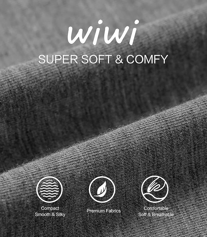 WiWi Slip Dress for Women Viscose from Bamboo Spaghetti Strap Lingerie Sexy Nightgowns Plus Size Sleep Chemise S-4X