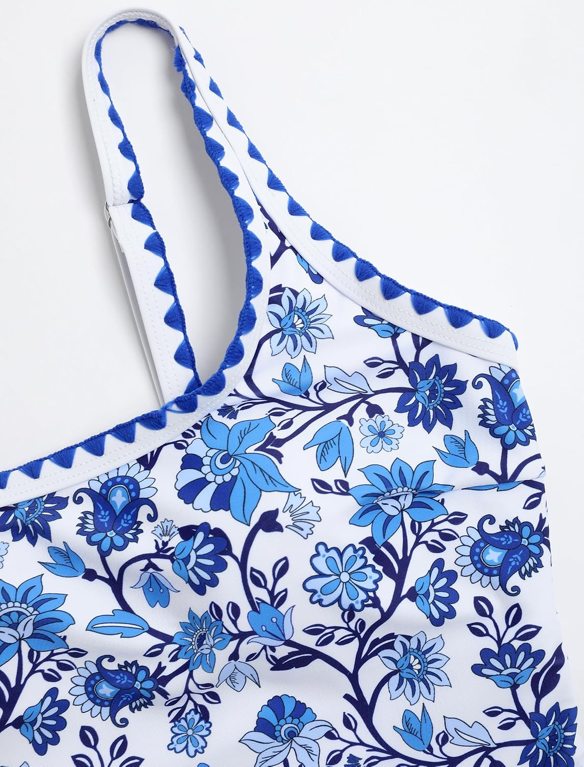 ZAFUL Tankini Swimsuit Tummy Control Bathing Suits Two Piece Swim Top with High Waisted Bottom
