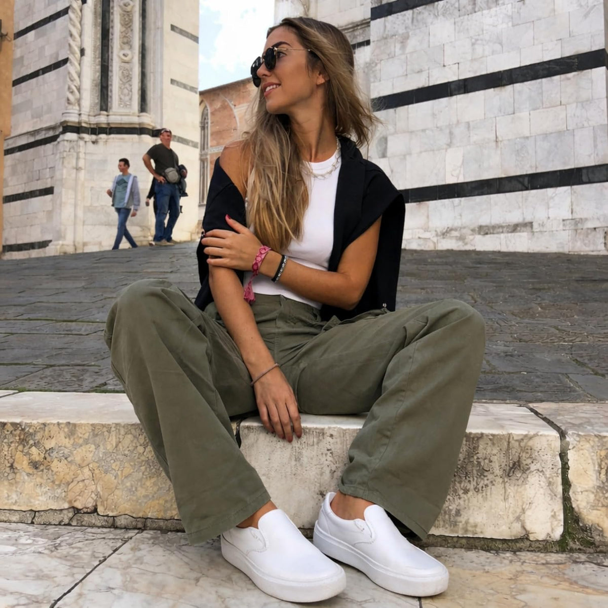 Emma Shoes Low-Top Slip Ons Women's Fashion Sneakers Casual Canvas Sneakers for Women Comfortable Flats Breathable Padded Insole Slip on Sneakers Women Low Slip on Shoes.