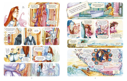 Enola Holmes: The Graphic Novels: The Case of the Missing Marquess, The Case of the Left-Handed Lady, and The Case of the Bizarre Bouquets (Volume 1) by Serena Blasco (Book is slightly warped)