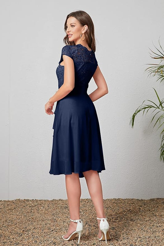 Women's Cocktail Dresses for Women Evening Party, Tea Party Dress for Women 2024 Wedding Guest Dress Prom Semi Formal Dress