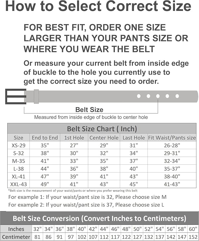 Women Casual PU Leather Dress Belt With Square Single Prong Buckle