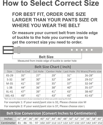 Women Casual PU Leather Dress Belt With Square Single Prong Buckle