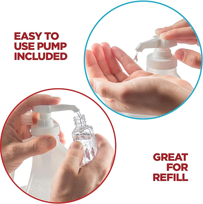 Sanit Moisturizing Hand Sanitizer Gel 70 Ethyl Alcohol - Kills 99.99 Germs, Advanced Formula with Vitamin E and Aloe Vera - Soothing Gel, Fresh Scent, Made in USA - 1 Gallon with Easy to Use Pump