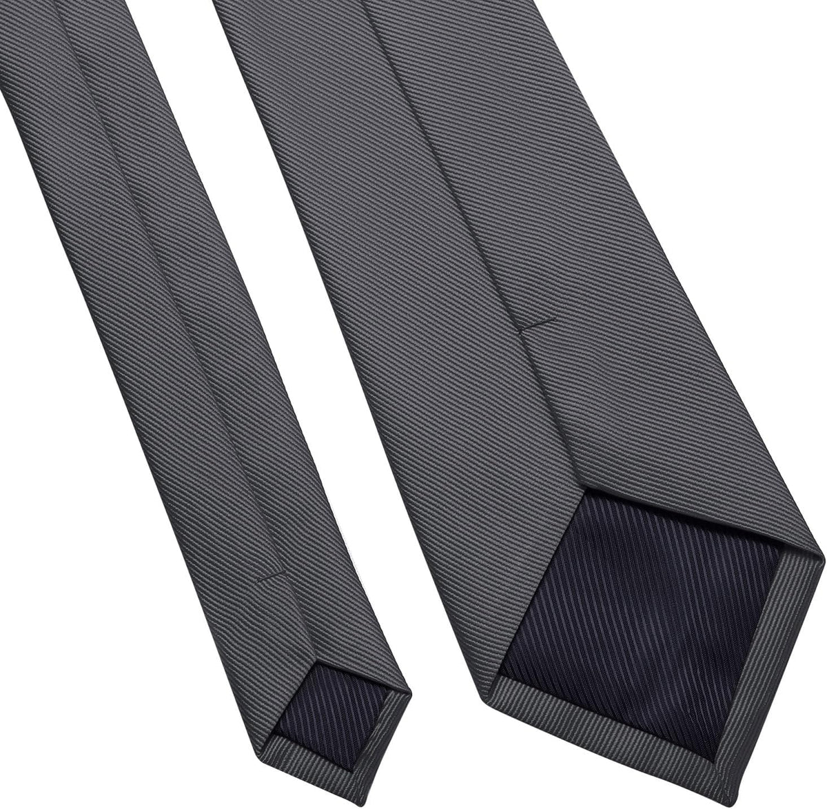 Men's Ties Solid Color Formal Neckties 3.15" (8CM) Black Ties For Men
