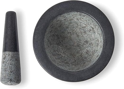 Fox Run Mortar and Pestle, Granite, Black
