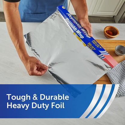 Reynolds Wrap Heavy Duty Aluminum Foil, 18 Inch Width, 75 Square Feet