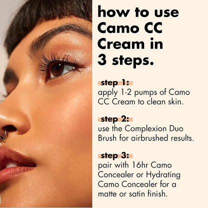 e.l.f. Camo CC Cream, SPF 30 Color-Correcting Medium-To-Full Coverage Face Foundation, Delivers An Airbrushed Finish, Vegan & Cruelty-Free, Rich 660 N