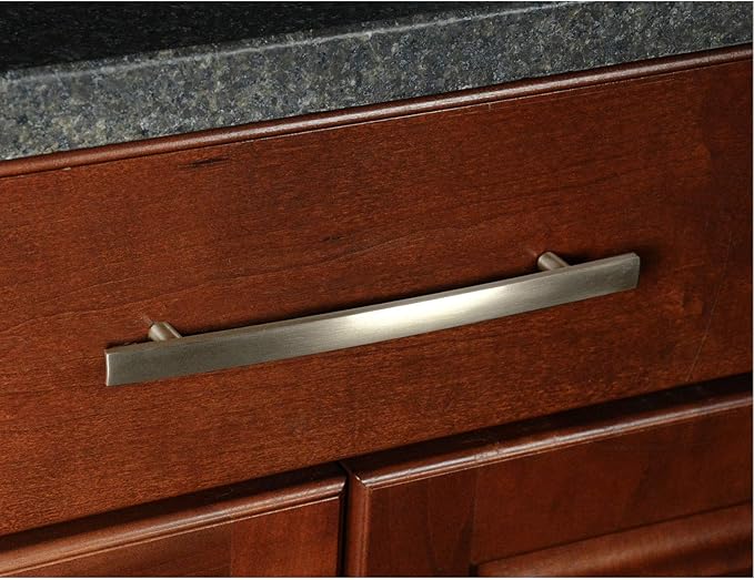 Brainerd P37034W-SN-CP 6-516 in. Caroline Arch Pull, Satin Nickel