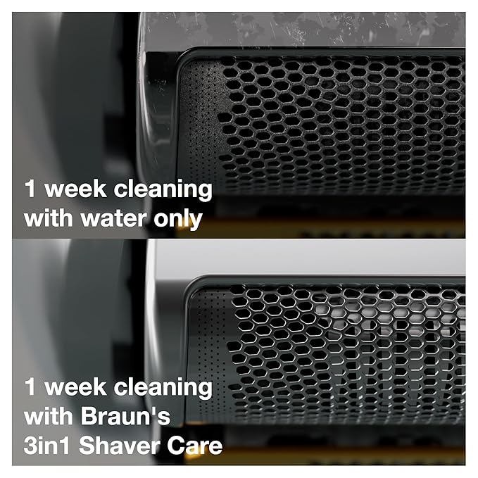 Braun Clean & Renew Refill Cartridges CCR, Replacement Shaver Cleaner Solution for Clean&Charge Cleaning System, Pack of 4