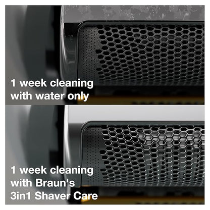 Braun Clean & Renew Refill Cartridges CCR, Replacement Shaver Cleaner Solution for Clean&Charge Cleaning System, Pack of 4