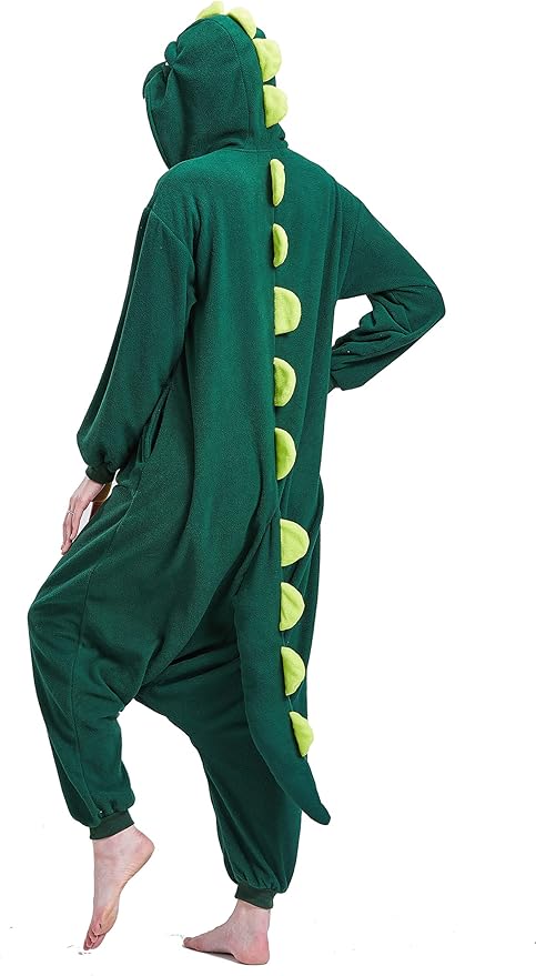 Adult Onesie Pajamas - Unisex Halloween Animal Costume Sleepwear for Men & Women - Comfy & Fun Cosplay Outfit