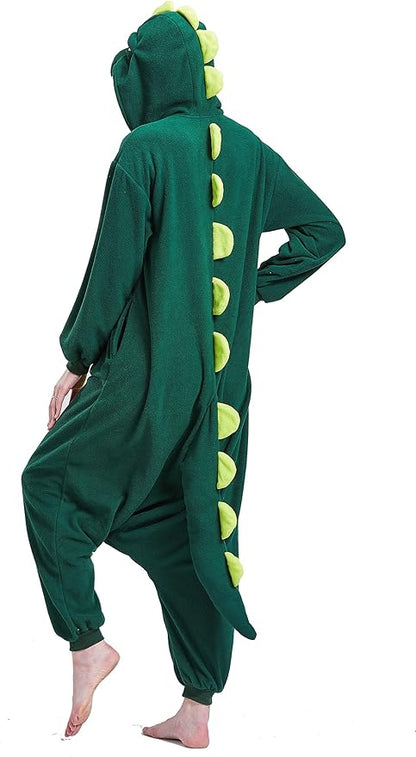 Adult Onesie Pajamas - Unisex Halloween Animal Costume Sleepwear for Men & Women - Comfy & Fun Cosplay Outfit