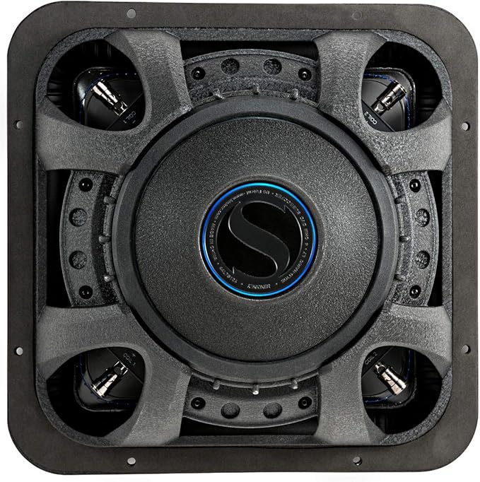 KICKER L7S12 Car Audio Solo-Baric 12 Subwoofer Square L7 Dual 4 Ohm Sub 44L7S124 (Renewed)