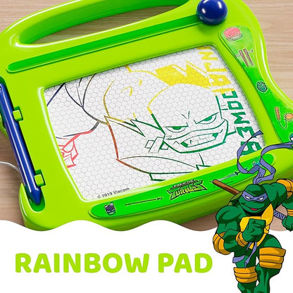 Lollipop Teenage Mutant Ninja Turtles Magnetic Board for Kids, Erasable Toddler Drawing Pad, Magic Sketcher, Sketch/Doodle Travel Toy, Green