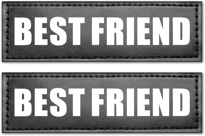 WINSEE Service Dog Patches for Dog Harness (2 pcs, L)