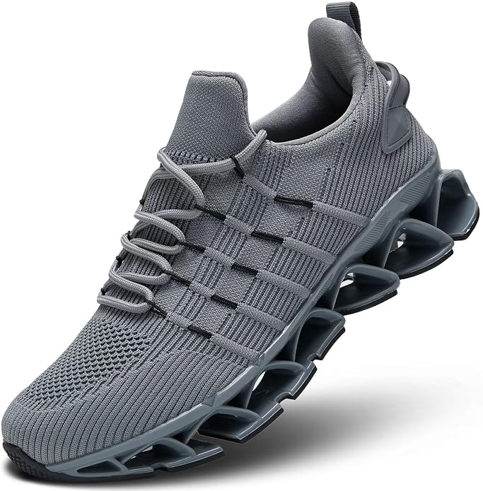 Mens Running Shoes Mesh Breathable Trail Runners Fashion Sport Blade Walking Tennis Sneakers