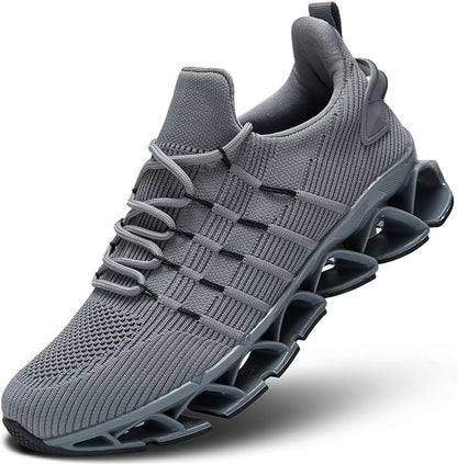 Mens Running Shoes Mesh Breathable Trail Runners Fashion Sport Blade Walking Tennis Sneakers