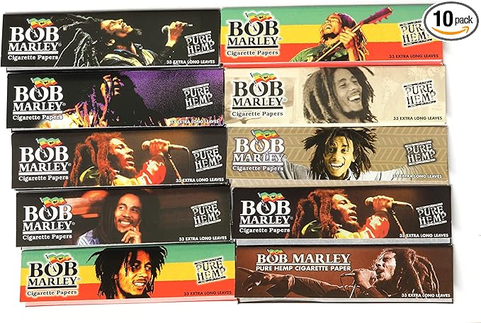 (10) Bob Marley King Cigarette Rolling Papers (4,331 in)