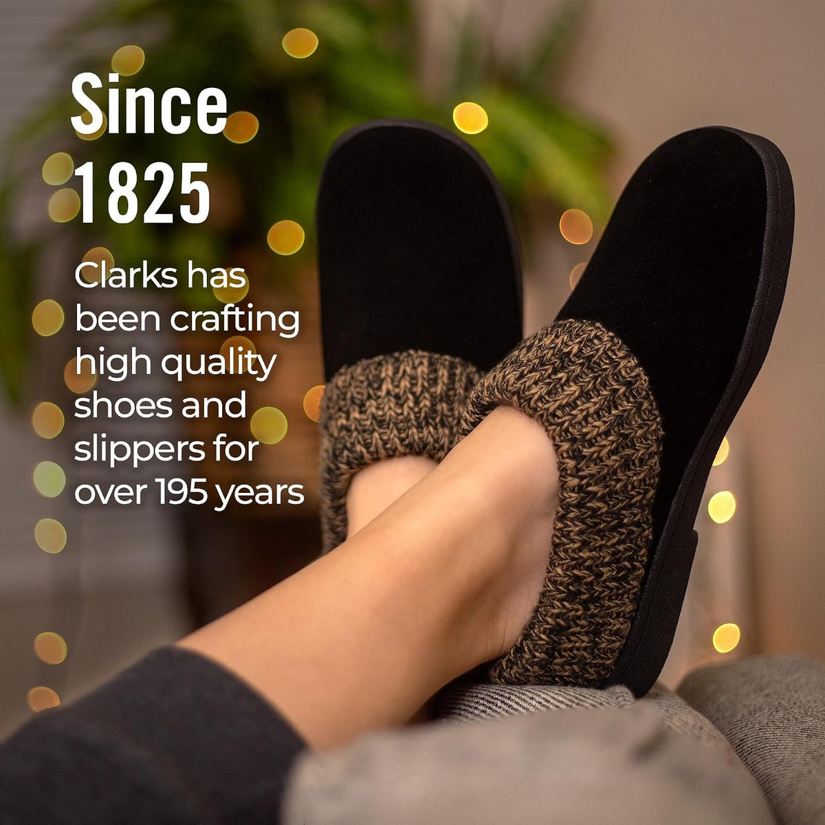 Clarks Women's Knit Scuff Slipper