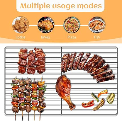 Baking and Cooling Rack for Ninja Combi All-In-One Multicooker - NonStick Wire Rack for Multiple Use, Stainless 12.2 Inch Rack for Ninja SFP701, SFP700