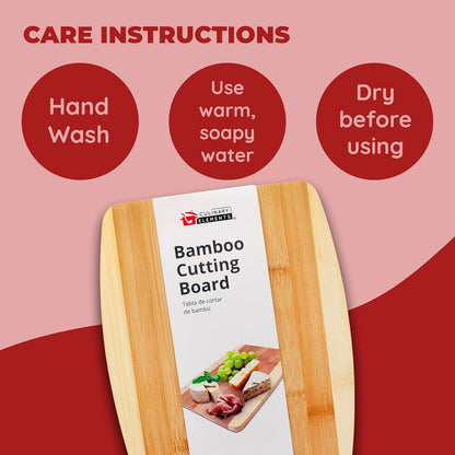 Mini Bamboo Cutting Board – 6 x 9 Inch Small Cutting Board for Easy Storage | Perfect Bar Prep Board for Garnishes, Snacks & Quick Kitchen Tasks | Compact, Durable, Sustainable Bamboo