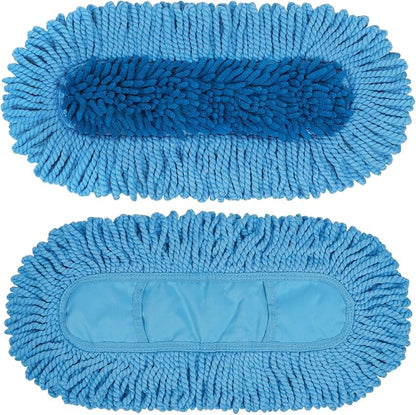 2 Pack Dust Mop Replacement Head for Floor Duster Compatible with O-Cedar Hardwood Floor 'N Baseboard Dust Mop