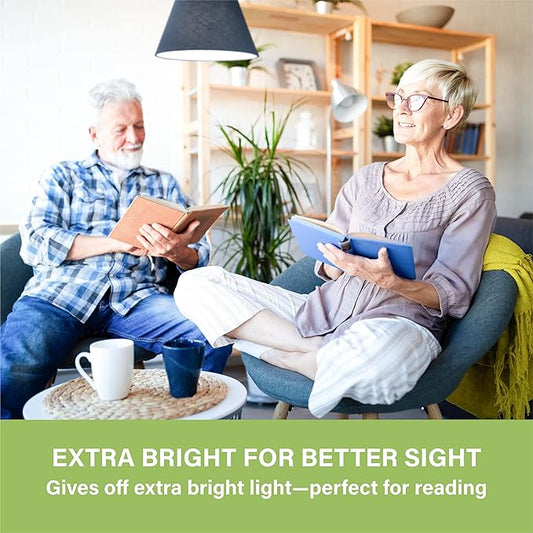 Sigalux Light Bulbs 100 Watt Equivalent LED Bulbs, A19 Daylight Standard Light Bulbs 5000K White,Non-Dimmable 13W Energy Efficient Light Bulbs with E26 Medium Base,1500LM,UL Listed,6 Pack