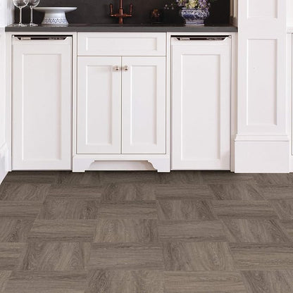 FloorPops FP3321 Bungalow Peel  Stick Floor Tiles, Neutral