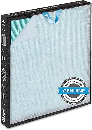 LEVOIT Vital 100S Smoke Remover Air Purifier Replacement, 3-In-1 Filter, High-Efficiency Activated Carbon Filter, Vital 100S-RF-SR (LRF-V102-BUS), 1 Pack, Blue