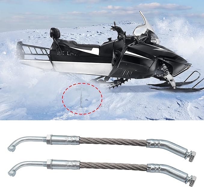 Ice Scratchers Kit Compatible with All Reverse and Non-Reverse Gear Equipped Snowmobiles